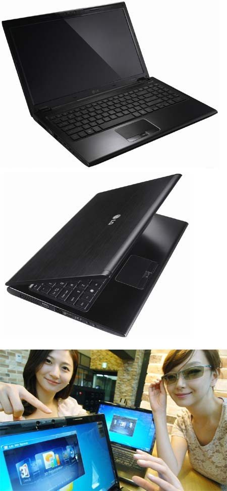 LG A530 - ноутбук с 3Д экраном